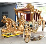 Horse Carriage Factory - Deluxe Golden Royal Trailer