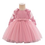 Cotton Dress Factory - Jacquard Pattern 3D Appliques Casual