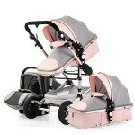 Baby Carriage Factory - Foldable 3 in 1 Twin Stroller