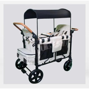 Kids Wagon Manufacturer - 4 Seater Folding Push-Pull Design