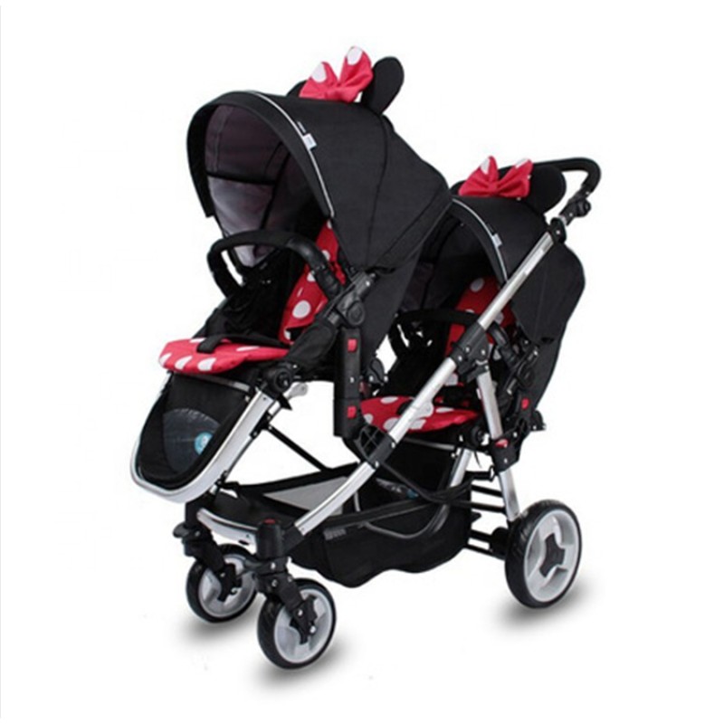 Twins Stroller Manufacturer - Wholesale Lightweight 4 Wheels