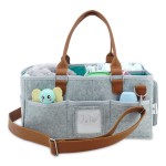 Diaper Caddy Manufacturer - Multi Pockets Portable Felt