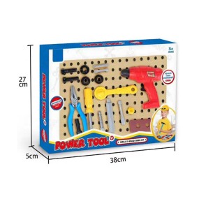 DIY Tool Set Factory - 18 Pcs Plastic Children