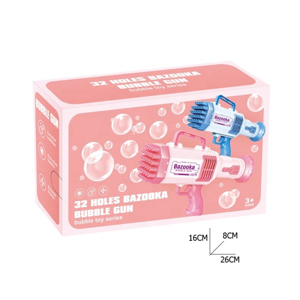 Bubble Gun Factory - 32 Hole Electric Bazooka