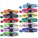 Dog Collar Factory - Striped Polyester Reflective Bell