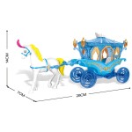 Princess Toy Factory - Horse Carriage Plastic Dolls