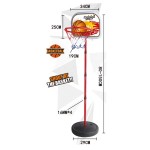 Basketball Rack Factory - 14cm Hanging Wall Plastic