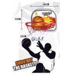 Basketball Rack Factory - 14cm Hanging Wall Plastic