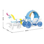 Princess Toy Factory - Horse Carriage Plastic Dolls