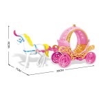 Princess Toy Factory - Horse Carriage Plastic Dolls