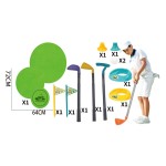 Golf Set Manufacturer - 3 Colorful Plastic Sticks