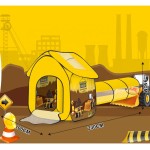 Play Tent Factory - 2 in 1 Pop Up Tunnel