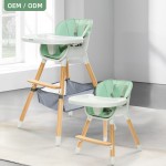 Baby High Chair Manufacturer - Convertible Booster Wooden