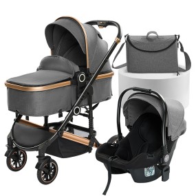 Baby Pram Factory - Classic 3 in 1 High Landscape Travel