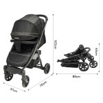 Infant Stroller Manufacturer - Foldable Adjustable Canopy Suspension