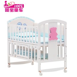 New Zealand Crib Manufacturer - Solid Pine Wood Optional Bedding