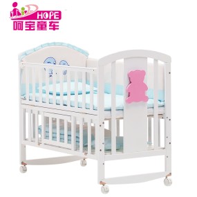 New Zealand Crib Manufacturer - Solid Pine Wood Optional Bedding