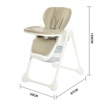 Foldable High Chair Manufacturer - Simple Lightweight Compact Design