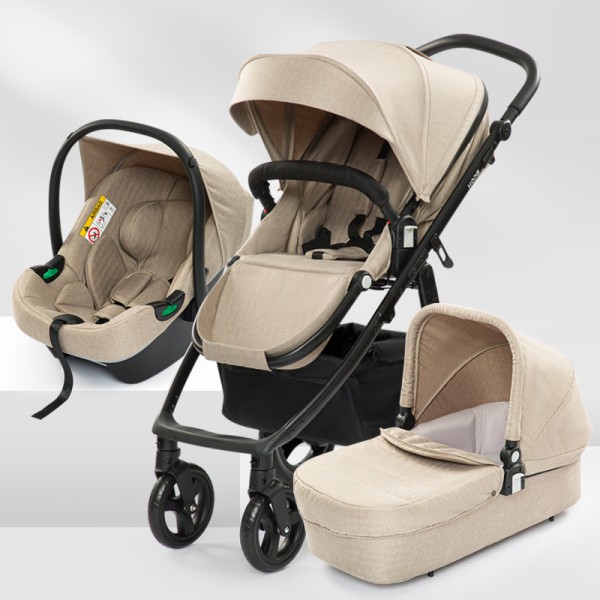 Folding Stroller Manufacturer - New 3 in 1 EN1888 Comfortable