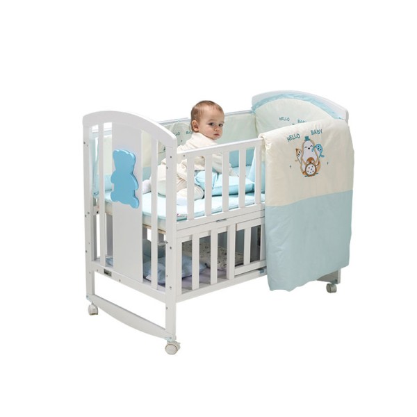 Twins Cradle Manufacturer - European Style 2019 Newborn Wood