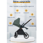 Lightweight Stroller Factory - Foldable 4 Wheel Safety Kids