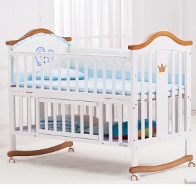 Baby Crib Factory - Rocker Sleeper Adjustable Bed With Casters