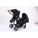 Twins Stroller Manufacturer - Two Seats With Car Seat Enlarged