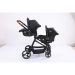 Twins Stroller Manufacturer - Two Seats With Car Seat Enlarged