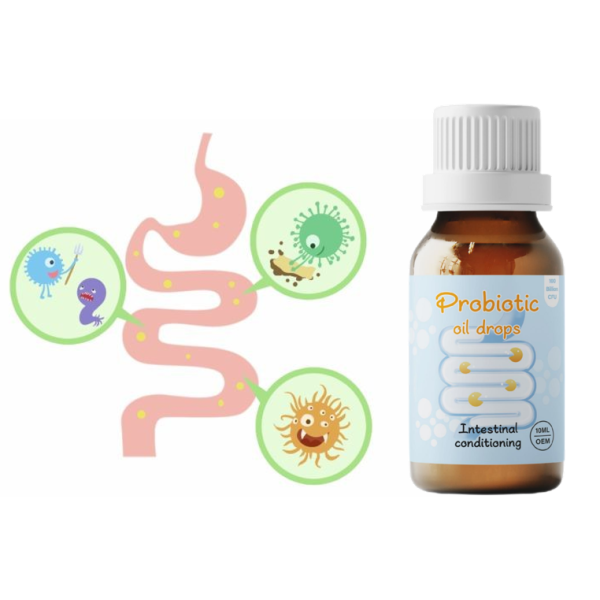 Private Label Health Care Product Comprehensive Intestinal Conditioning Custom logo Probiotics Supplement Probiotic Drops