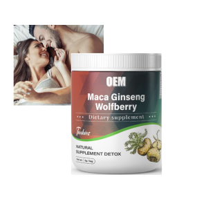 OEM Men's Health Supplements Maca Root Ginseng Wolfberry Extract for Man Energy Enhancement Hormone Balance Kidney Supplement