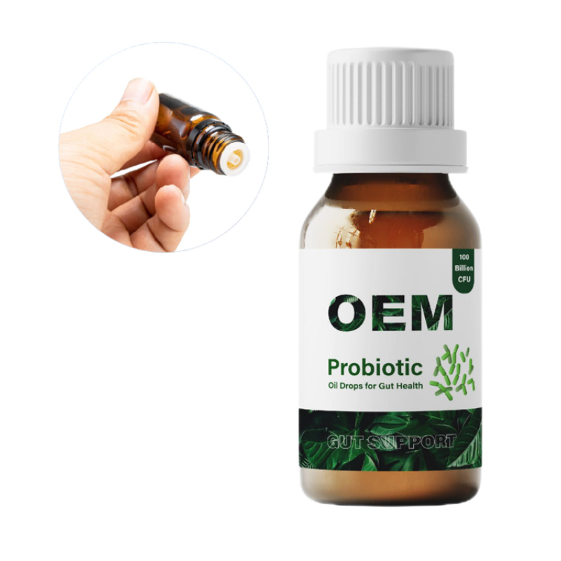 Factory OEM 100 Billon CFU Probiotics for Intestinal Health Supplements Probiotics Liquid Oil Drops