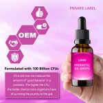Wholesale High Quality OEM Oral Liquid Probiotic Drops Improve Lactose Intolerance Liquid Probiotic Oil Drops