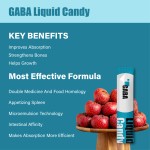 OEM GABA Liquid Gummy Gamma-Aminobutyric Acid Stress Relieve Increased Height Children Colostrum Basic Protein