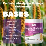Pure Natural Organic Herbal Supplements Prebiotic Wheatgrass Moringa Root Powder Matcha Mushroom and Beetroot Extract Powder