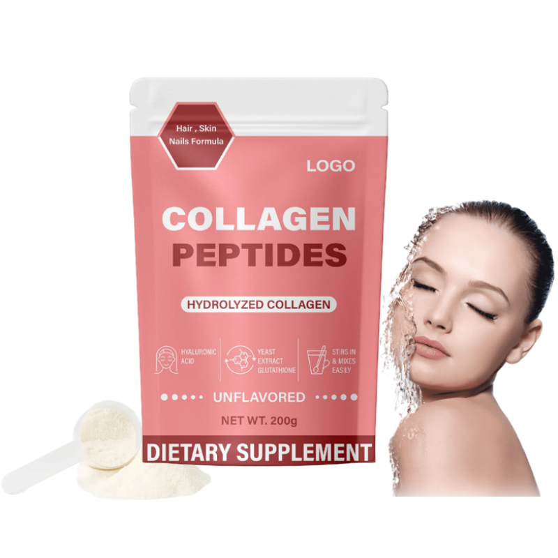Beauty New Skin Care Collagen Peptide Sodium Hyaluronate Powder L-glutathione Vitamin C and E Complex Powder for Women Skin