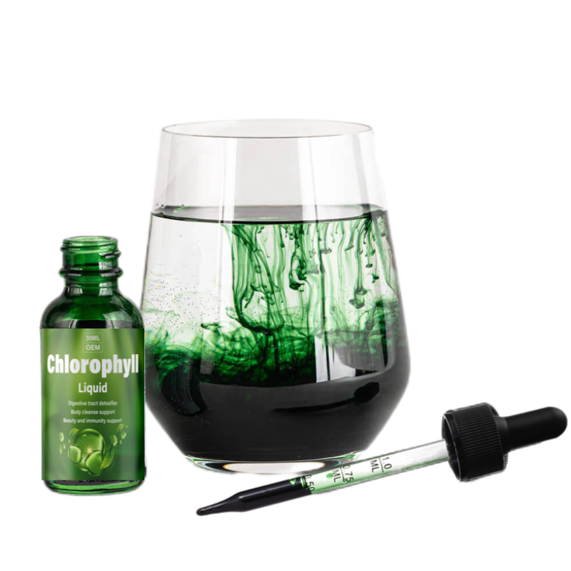 OEM/ODM Liquid Chlorophyll Water Herbal Extract Chlorophyll Drops Energy Supplement Fast Absorbing Liquid Chlorophyll