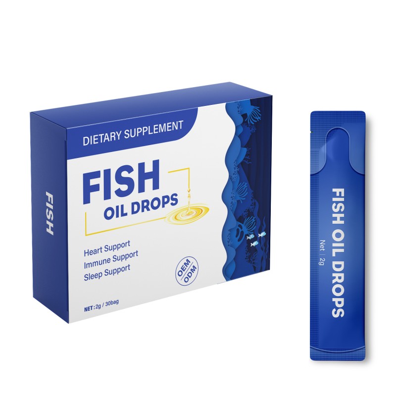OEM ODM Factory Customized Health Care Products Epa Omega 3 Supply Deep Sea Fish Oil Liquid Drops