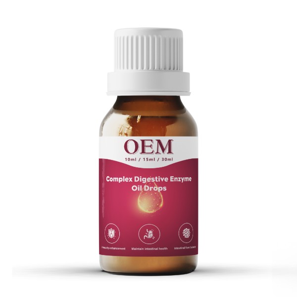 Mesophilic Amylase, Protease, Papain, Cellulase, Bromelain, Hemicellulase, Trypsin, Pepsin Complex Digestive Enzyme Oil Drops