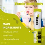 Kids Children Multivitamin Gummies  Essential Vitamins for Ages 2+ Vitamin a C D E Vegetarian B1 B2 B6 B12 Liquid Gummy Candy