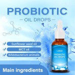 Factory OEM Enhancement Immunity System Support Probiotic Supplement Organic Liquid Probiotics Drops for Infants and Children