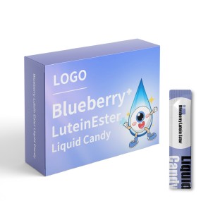 Custom Blueberry Lutein Ester Liquid Gummies Lutein and Zeaxanthin Extract Protect Eyesight Eye Care Lutein Gummy