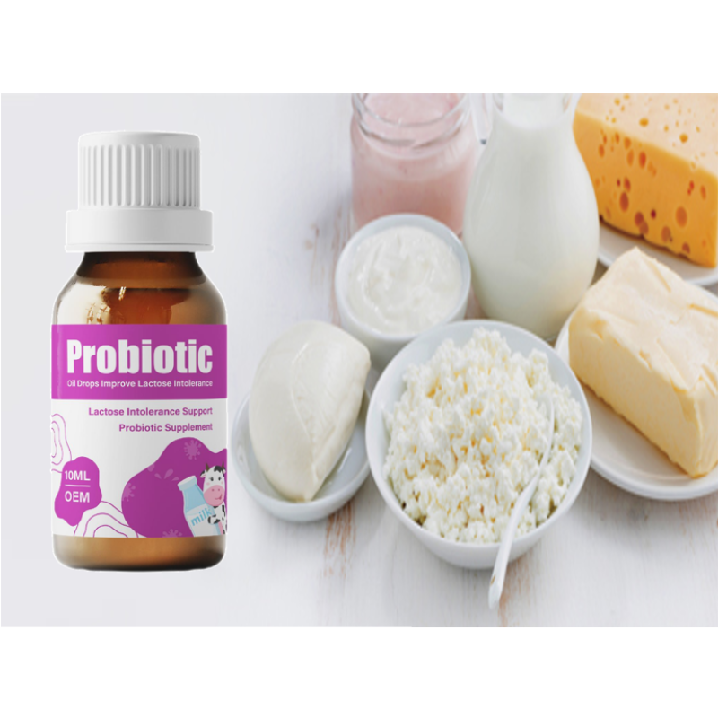 OEM Oral Liquid Probiotic Oil Drops With Lactobacillus Acidophilus Probiotic Supplement