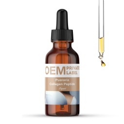 Female Bigger Breast Organic Natural Herbal Supplement Pueraria Collagen Peptide Liquid Drop