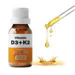 OEM GMP ISO Sugar Free Vitamin D3 K2 Drops Premium Supplement for Bone Immune Health