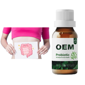 Custom Gut Flora Balance and Intestinal Health Lactobacillus Helveticus Probiotic Oil Drops Baby Strain Supplement Drops