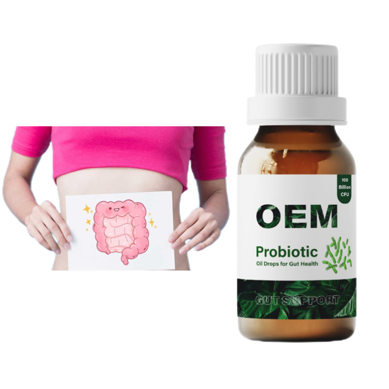 Custom Gut Flora Balance and Intestinal Health Lactobacillus Helveticus Probiotic Oil Drops Baby Strain Supplement Drops