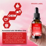 OEM Healthcare Probiotic Drop Customized Probiotics Oral Drop for Support Gut Health