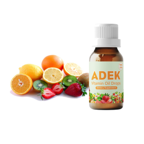 Personal Label 10ml 30ml Multivitamin Supplement ADEK Oral Drops for Bone and Immune Support  Vitamin D3 K2 Calcium Supplement