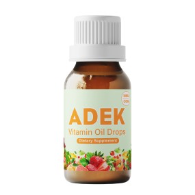 Custom Logo Best Price Vitamin ADEK Nutrition Supplement Support Wholesale Oil Drops for Children Health Care