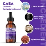 Sleep Aid GABA Oral Liquid Non-GMO Gluten Free Improve Sleep Quality Gamma Aminobutyric Acid GABA Liquid Drops